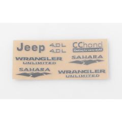 RC4WD Metal Emblems for Axial SCX10 Jeep Wrangler (VVV-C0176)