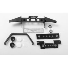 RC4WD Metal Front Bumper w/Stinger and Lights for Gelande II D90/D110 (VVV-C0286)