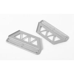 RC4WD Trifecta Side Sliders for Land Cruiser LC70 Body (Silver) (VVV-C0418)