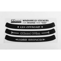 RC4WD Windshield Decals for Traxxas TRX-4 '79 Bronco Ranger XLT (VVV-C0496)