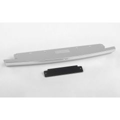 RC4WD Slick Metal Front Bumper for JS Scale 1/10 Range Rover Classic Body (Silver) (VVV-C0685)