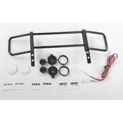 RC4WD Command Front Bumper w/ White Lights and Light Kit Set for Traxxas Mercedes-Benz G 63 AMG 6x6 (VVV-C0995)