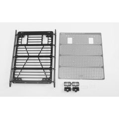 RC4WD Command Roof Rack w/ Diamond Plate & 2x Square Lights for Traxxas TRX-4 Mercedes-Benz G-500 (Style A) (VVV-C0999)