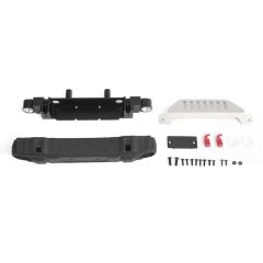 RC4WD OEM Front Bumper w/ License Plate Holder + Steering Guard for Axial 1/10 SCX10 III Jeep (Gladiator/Wrangler) (VVV-C1100)