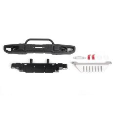 RC4WD OEM Wide Front Winch Bumper W/ Steering Guard for Axial 1/10 SCX10 III Jeep (Gladiator/Wrangler) (B) (VVV-C1110)