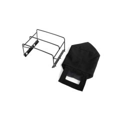 RC4WD Steel Tube Bed Cage w/ Soft Top for RC4WD Gelande II 2015 Land Rover Defender D90 (Pick-Up) (Black) (VVV-C1128)