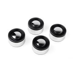 RC4WD Analog 1.9'' Aluminum CAP Wheels (Black) (VVV-C1305)