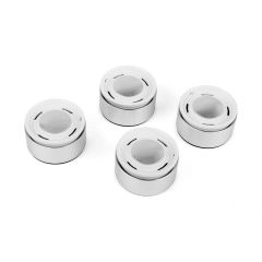 RC4WD Analog 1.9'' Aluminum CAP Wheels (White) (VVV-C1306)