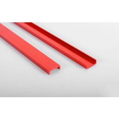 RC4WD Semi Truck Chassis Frame Rails (Red) (VVV-S0105)