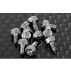 RC4WD Socket Head Cap Screws M2.5 x 4mm (10) (Silver) (Z-S0762)