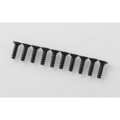 RC4WD Flat Head Self Tapping Screws M3 X 10mm (Black) (Z-S1568)