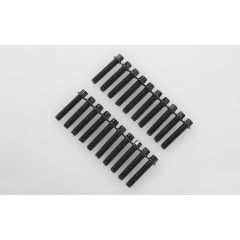 RC4WD Miniature Scale Hex Bolts (M2.5 x 12mm) (Black) (Z-S1595)