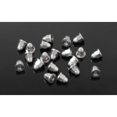 RC4WD M2 Flanged Acorn Nuts (Silver) (Z-S1725)