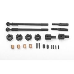 RC4WD Replacement CVD Axles for Portal Front Axles for Axial AR44 (Z-S1942)