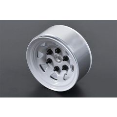 RC4WD Stamped Steel 1.55 Stock White Beadlock Wheels (Z-W0035)