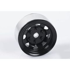 RC4WD Stamped Steel 1.55 Stock Black Beadlock Wheels (Z-W0036)