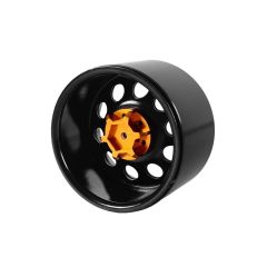 RC4WD Pro10 40 Series 3.8 Steel Stamped Beadlock Wheel (Black) (Z-W0056)