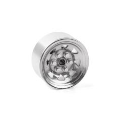 RC4WD Stamped Steel 0.7 Stock Beadlock Wheels (Chrome) (Z-W0093)