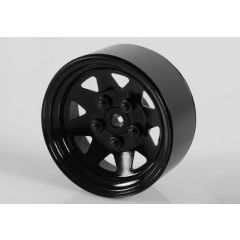 RC4WD 5 Lug Wagon 1.9 Steel Stamped Beadlock Wheels (Black) (Z-W0129)