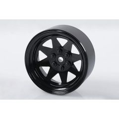 RC4WD 6 Lug Wagon 2.2 Steel Stamped Beadlock Wheels (Black) (Z-W0190)