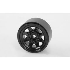 RC4WD Stamped Steel 1.0 Stock Beadlock Wheels (Black) (Z-W0229)