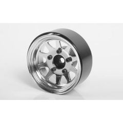 RC4WD OEM Stamped Steel 1.55 Beadlock Wheels (Chrome) (Z-W0264)