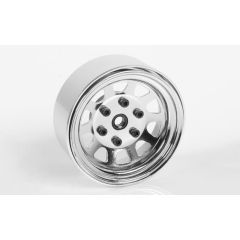 RC4WD Stamped Steel 1.7 Beadlock Wagon Wheels (Chrome) (Z-W0271)