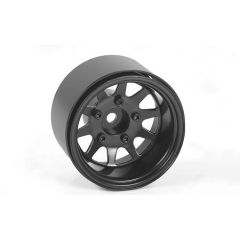 RC4WD Deep Dish Wagon 1.55 Stamped Steel Beadlock Wheels (Black) (Z-W0281)