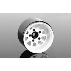 RC4WD Deep Dish Wagon 1.55 Stamped Steel Beadlock Wheels (White) (Z-W0284)