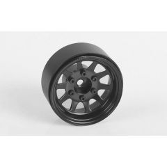 RC4WD OEM 6-Lug Stamped Steel 1.55 Beadlock Wheels (Black) (Z-W0310)