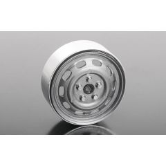 RC4WD Stamped Steel 1.7 10-Oval Hole Wheels (Plain) (Z-W0312)