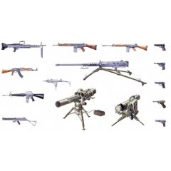 Italeri 1/35 Modern Light Weapon Set Accessories