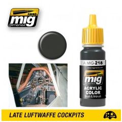 MIG Acrylic RLM 66 SchwartzGrau 17ml