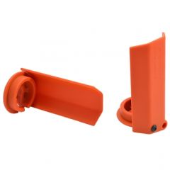 RPM Traxxas X-Maxx Shock Shaft Guards - Orange (RPM80438)