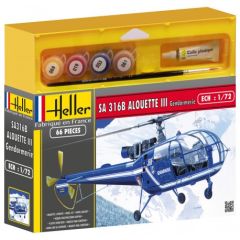 Heller 1/72 SA 316 Alouette lll Gendarmerie