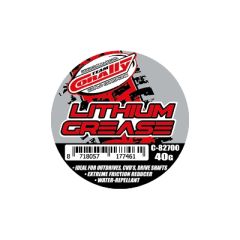 Team Corally - Lithium Grease 25gr - Ideal for metal to metal application - Extreme friction reducer - Water repellant