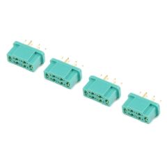 Connector - MPX - Goudcontacten - Man - 4 stuks