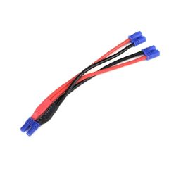 Y-kabel parallel EC2, silicone kabel 14AWG, 12CM 