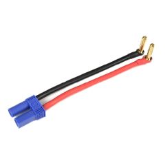 Conversie kabel Bullit 4mm Gold > EC5 Vrouw met silicone kabel 12AWG (12cm)