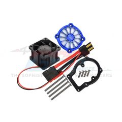 GPM - Traxxas Sledge Aluminium 6061-T6 Motor Heatsink with Cooling Fan