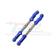 GPM - Traxxas Sledge Aluminium 7075-T6 + Stainless steel adjustable front steering tie rod, blue