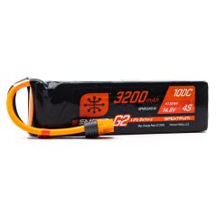 Spektrum 14.8V 3200mAh 4S 100C Smart G2 LiPo accu met IC3 stekker