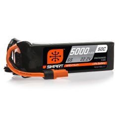 Spektrum 22.2V 5000mAh 6S 50C Smart LiPo accu met IC5 stekker