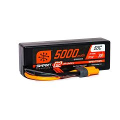 Spektrum 11.1V 5000mAh 3S 100C Smart G2 LiPo accu met IC5 stekker