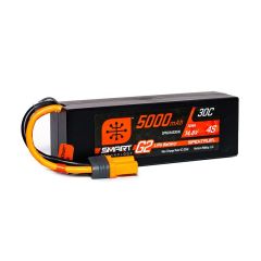 Spektrum 14.8V 5000mAh 4S 30C Smart G2 LiPo accu met IC5 stekker