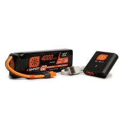 Spektrum - Smart Powerstage Air 3S-bundel (11.1V 4000mAh 3S 30C G2 + USB-C S120 G2 Smart lader)