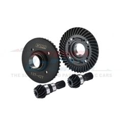 GPM - Chrome Steel Front + Rear Spiral Bevel Gears - Traxxas X-Maxx & Traxxas XRT