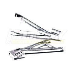 Alloy Rear Lower Arms, Silver - Traxxas E-Revo/Revo 3.3