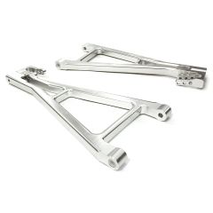 Evolution3 Alloy Rear Lower Arms, Silver - Traxxas E-Revo/Revo 3.3