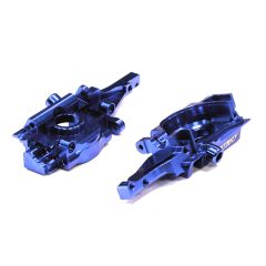 Integy Billet Machined Rear Bulkhead, blue - Traxxas E-Revo 1/16 / Traxxas Slash 1/16